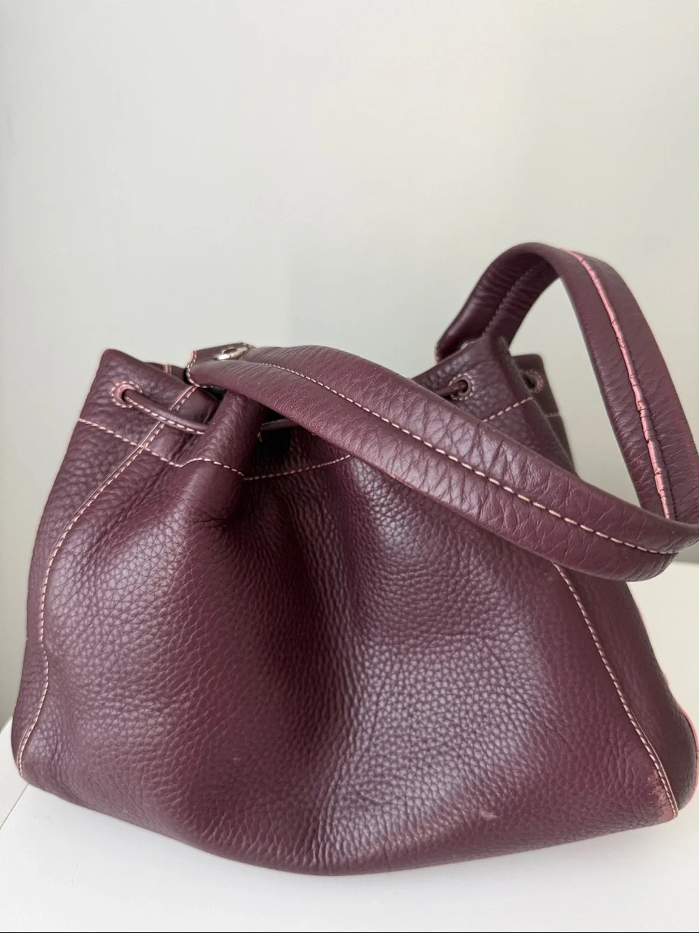 Cole Haan Leather bucket bag